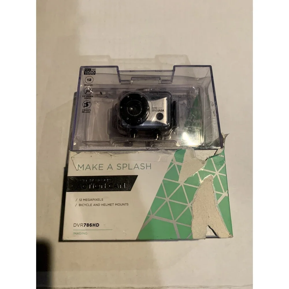 Vivitar “Make A Splash” Action Cam DVR783HD - NEW (SEE PHOTOS)